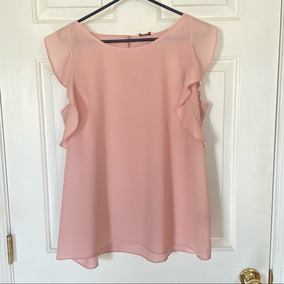 JUICY COUTURE • NWT Women’s Pink Ruffle Sleeve Peach Blouse Size- XXL